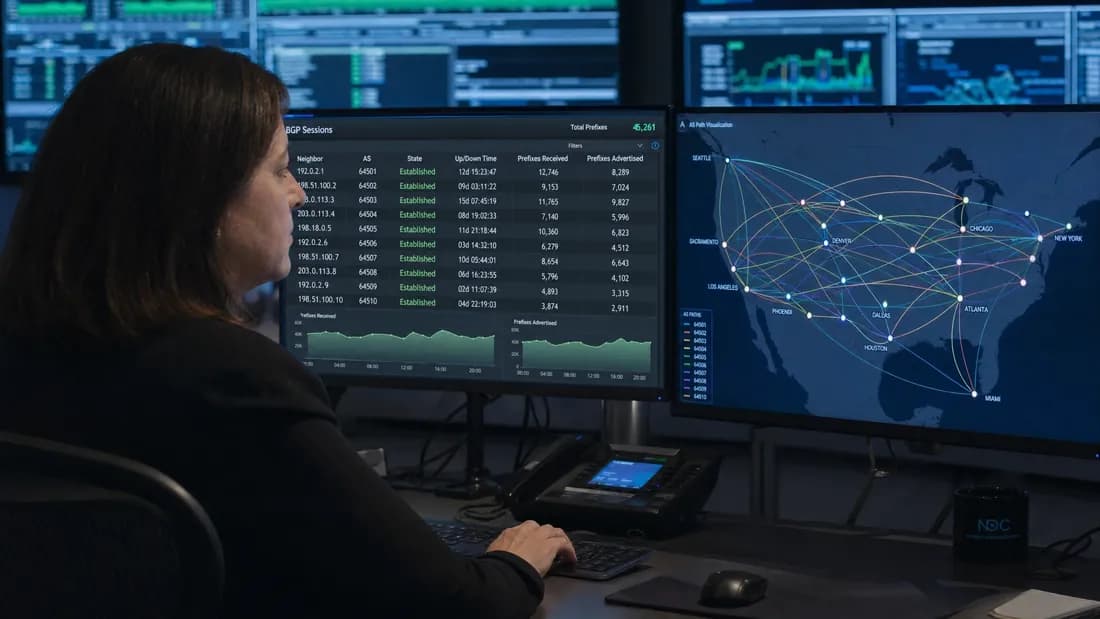BGP routing on our own backbone